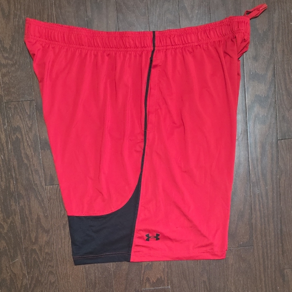 Under Armour Men's Bold Red Athletic Shorts